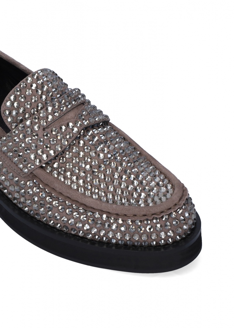 Bibi Lou Jaya Loafers γυναικεια ασημι | CZBN-28703