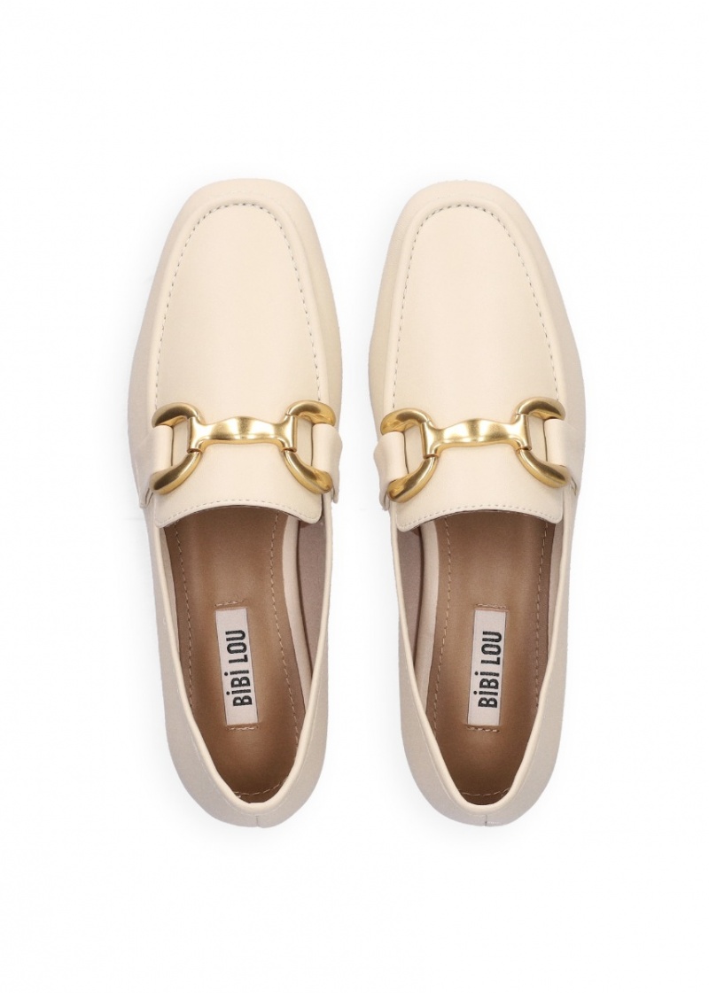 Bibi Lou Zagreb Loafers γυναικεια ασπρα | UYCN-75190