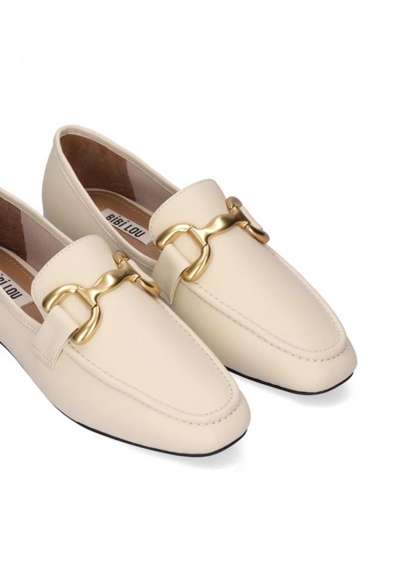 Bibi Lou Zagreb Loafers γυναικεια ασπρα | UYCN-75190